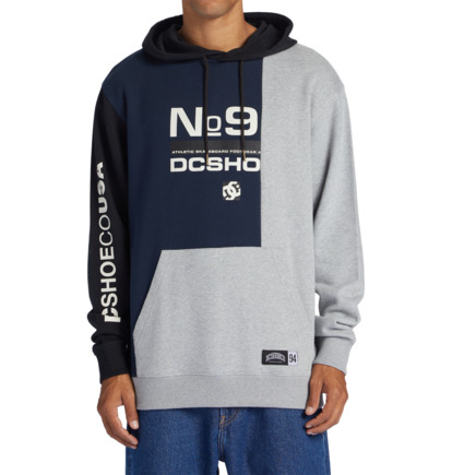 Mikina s Kapucnou DC Shoes Static Panske Námornícka Modrá Viacfarebný | DC-4516937