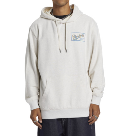 Mikina s Kapucnou DC Shoes The Classic Pullover Panske Biele | DC-9048126