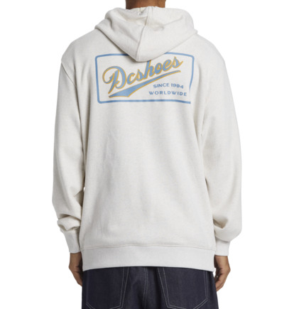 Mikina s Kapucnou DC Shoes The Classic Pullover Panske Biele | DC-9048126