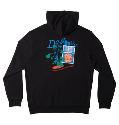 Mikina s Kapucnou DC Shoes Transfer Pullover Panske Čierne | DC-7601243