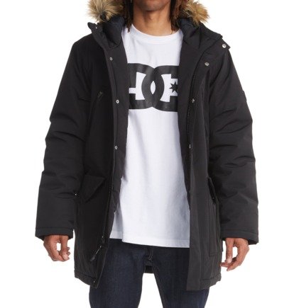 Parka DC Shoes Bamberg Water-Resistant Panske Čierne | DC-1594673