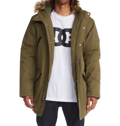 Parka DC Shoes Bamberg Water-Resistant Panske Tmavo Zelene | DC-3750496