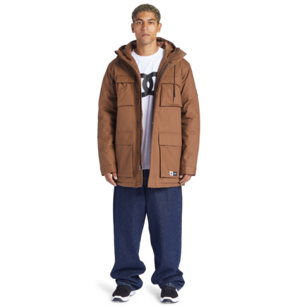 Parka DC Shoes Maybury Panske Hnede | DC-9710458