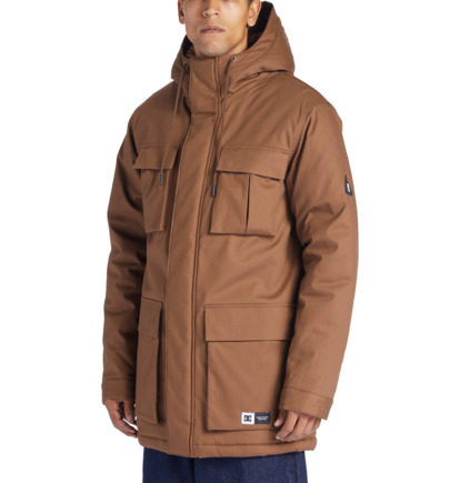 Parka DC Shoes Maybury Panske Hnede | DC-9710458