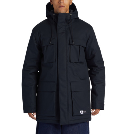 Parka DC Shoes Maybury Panske Čierne | DC-9023845