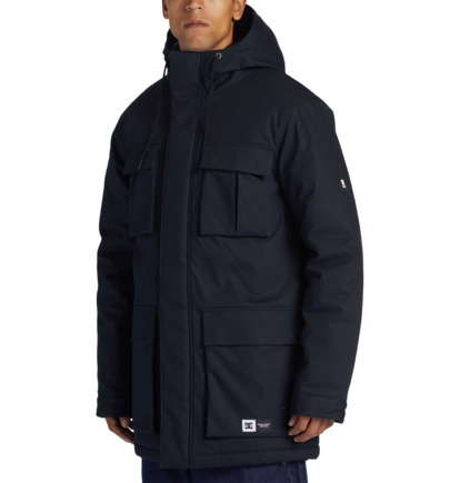 Parka DC Shoes Maybury Panske Čierne | DC-9023845