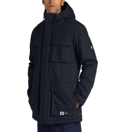 Parka DC Shoes Maybury Panske Čierne | DC-9023845