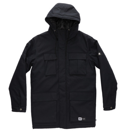 Parka DC Shoes Maybury Panske Čierne | DC-9023845