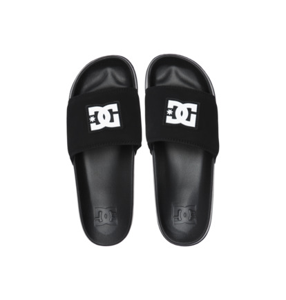 Sandale DC Shoes DC Slide Panske Čierne Čierne Biele | DC-3769045