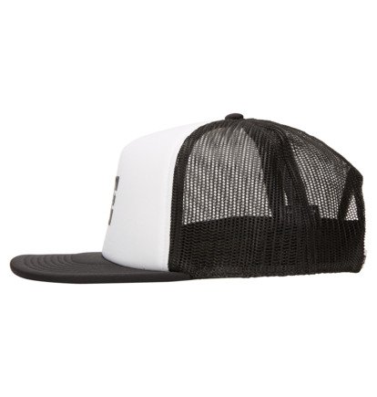 Siltovka DC Shoes Gas Station Trucker Panske Biele Čierne | DC-7351642