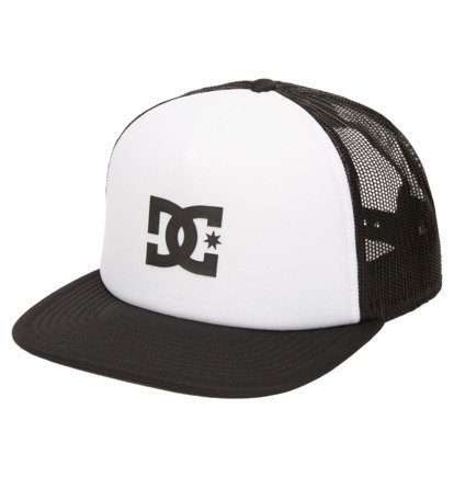 Siltovka DC Shoes Gas Station Trucker Panske Biele Čierne | DC-7351642