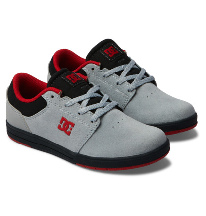 Skate Topanky DC Shoes Crisis 2 Detske Siva Červené | DC-9260734