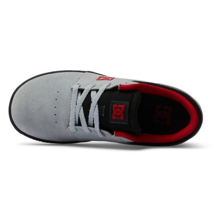 Skate Topanky DC Shoes Crisis 2 Detske Siva Červené | DC-9260734