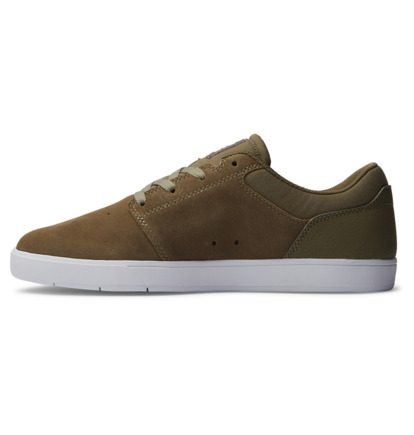 Skate Topanky DC Shoes Crisis 2 Panske Olivovo Zelená Biele | DC-3924710