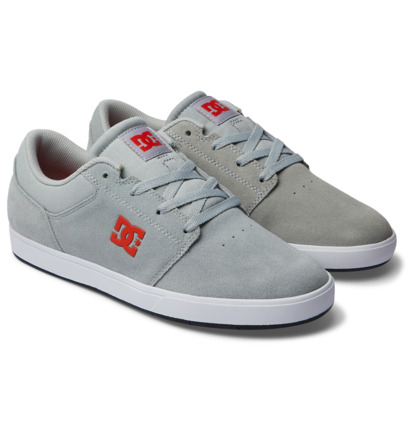 Skate Topanky DC Shoes Crisis 2 Panske Siva Biele Siva | DC-6174089