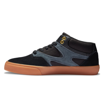 Skate Topanky DC Shoes Kalis Vulc Mid S Panske Čierne | DC-8372904