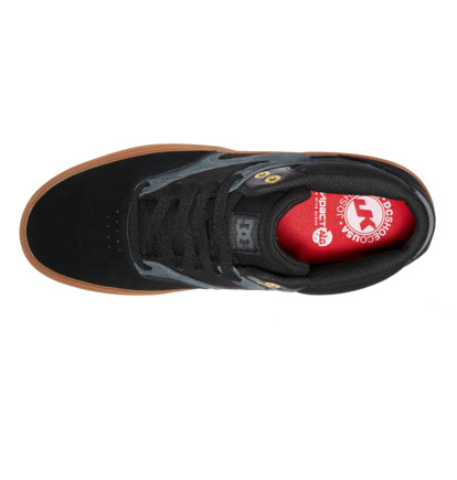 Skate Topanky DC Shoes Kalis Vulc Mid S Panske Čierne | DC-8372904