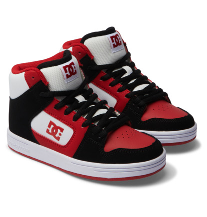 Skate Topanky DC Shoes Manteca 4 Hi Detske Čierne Červené | DC-2745081