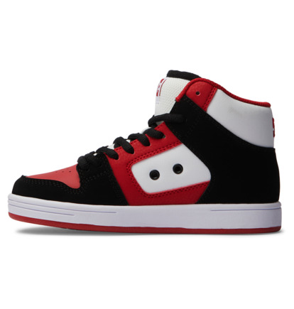 Skate Topanky DC Shoes Manteca 4 Hi Detske Čierne Červené | DC-2745081