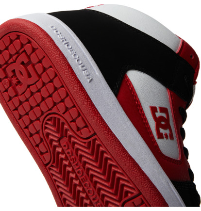 Skate Topanky DC Shoes Manteca 4 Hi Detske Čierne Červené | DC-2745081