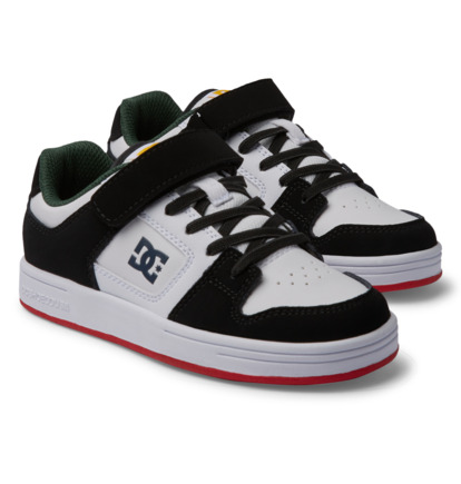 Skate Topanky DC Shoes Manteca 4 V Detske Biele Čierne Červené | DC-2536840