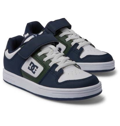 Skate Topanky DC Shoes Manteca 4 V Detske Biele Modre Zelene | DC-3769841