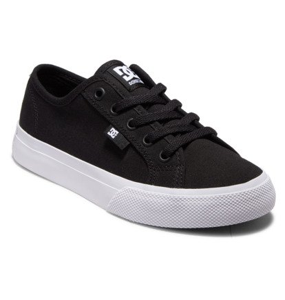 Skate Topanky DC Shoes Manual Detske Čierne Biele | DC-3091746