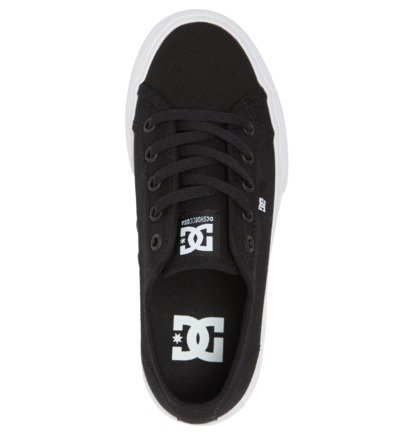 Skate Topanky DC Shoes Manual Detske Čierne Biele | DC-3091746