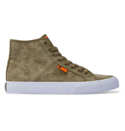 Skate Topanky DC Shoes Manual High-Top Panske Olivovo Zelená | DC-4613057