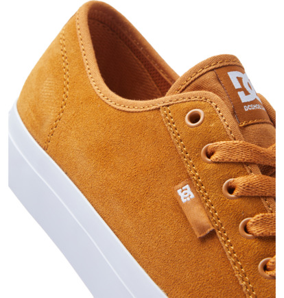 Skate Topanky DC Shoes Manual Le Panske Hnede Biele | DC-4682073