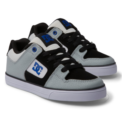 Skate Topanky DC Shoes Pure Detske Biele Siva Modre | DC-2950768