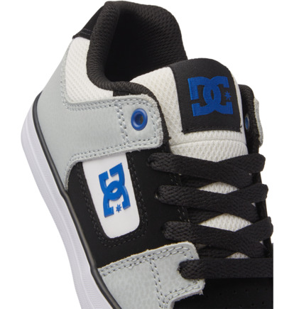 Skate Topanky DC Shoes Pure Detske Biele Siva Modre | DC-2950768