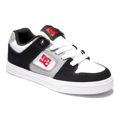 Skate Topanky DC Shoes Pure Detske Biele Čierne Červené | DC-9215436