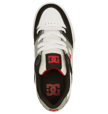 Skate Topanky DC Shoes Pure Detske Biele Čierne Červené | DC-9215436