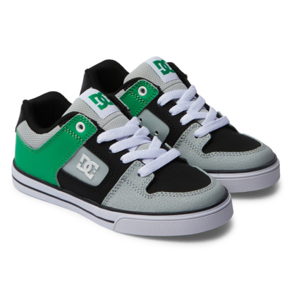 Skate Topanky DC Shoes Pure Detske Čierne Zelene | DC-6127543