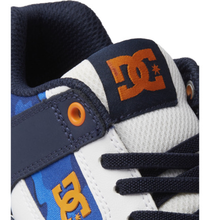 Skate Topanky DC Shoes Pure Elastic Detske Modre Oranžové | DC-3294671