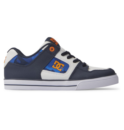 Skate Topanky DC Shoes Pure Elastic Detske Modre Oranžové | DC-3294671