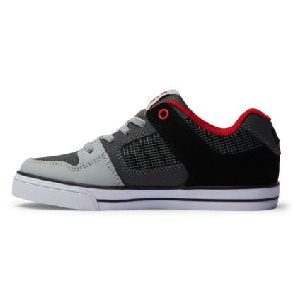 Skate Topanky DC Shoes Pure Elastic Detske Červené Siva | DC-8395714