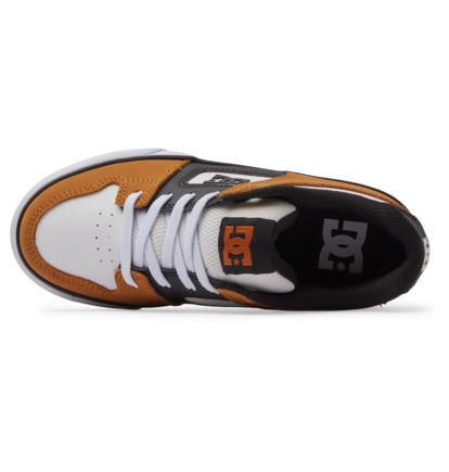 Skate Topanky DC Shoes Pure Elastic Detske Hnede Biele | DC-4603791