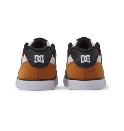 Skate Topanky DC Shoes Pure Elastic Detske Hnede Biele | DC-4603791