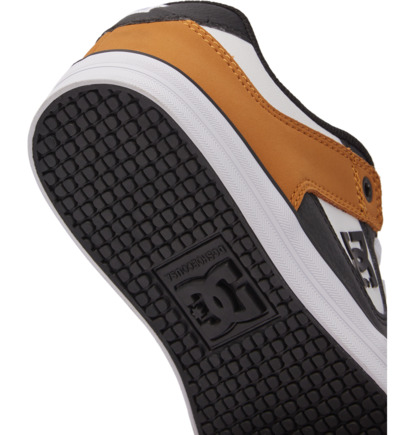 Skate Topanky DC Shoes Pure Elastic Detske Hnede Biele | DC-4603791