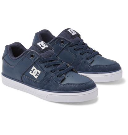 Skate Topanky DC Shoes Pure Elastic Detske Námornícka Modrá Biele | DC-8026457