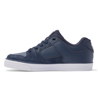 Skate Topanky DC Shoes Pure Elastic Detske Námornícka Modrá Biele | DC-8026457