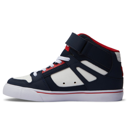 Skate Topanky DC Shoes Pure High-Top EV Detske Námornícka Modrá Červené | DC-4298371