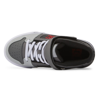 Skate Topanky DC Shoes Pure High-Top EV Detske Červené Siva | DC-6508174