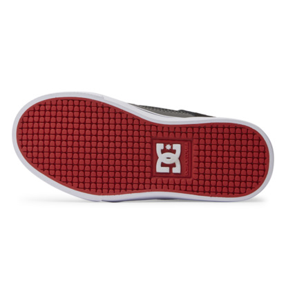 Skate Topanky DC Shoes Pure High-Top EV Detske Červené Siva | DC-6508174