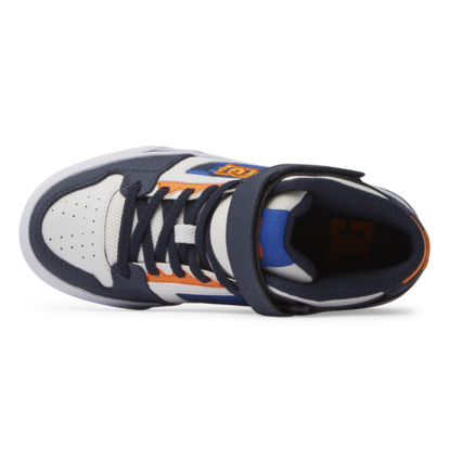 Skate Topanky DC Shoes Pure High-Top EV Detske Modre Oranžové | DC-3605984