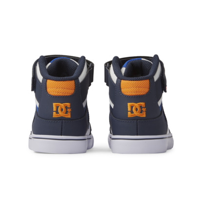 Skate Topanky DC Shoes Pure High-Top EV Detske Modre Oranžové | DC-3605984