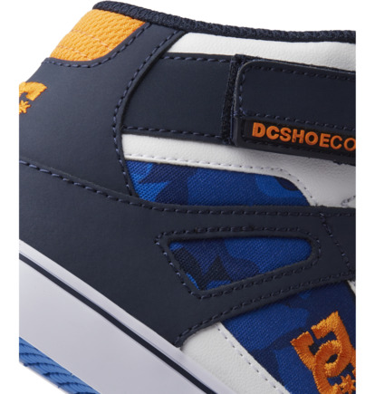 Skate Topanky DC Shoes Pure High-Top EV Detske Modre Oranžové | DC-3605984