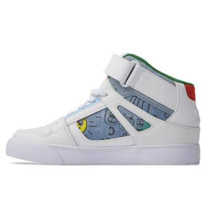 Skate Topanky DC Shoes Pure High-Top EV Detske Tmavo Modre | DC-7042893